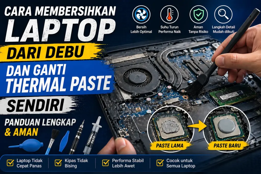 Cara Membersihkan Laptop