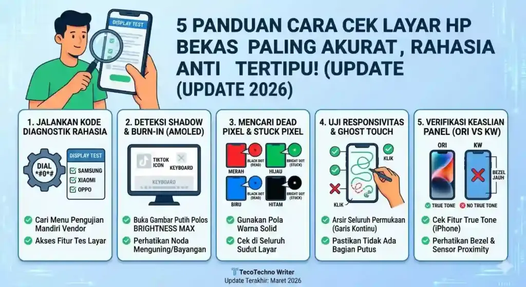 Panduan Cara Cek Layar HP Bekas