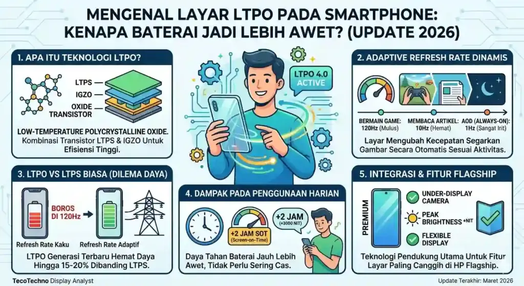 Mengenal Layar LTPO pada Smartphone: Kenapa Baterai Jadi Lebih Awet?