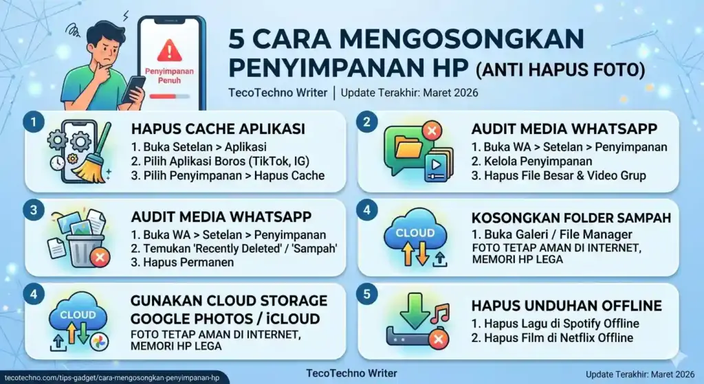 Cara Mengosongkan Penyimpanan HP