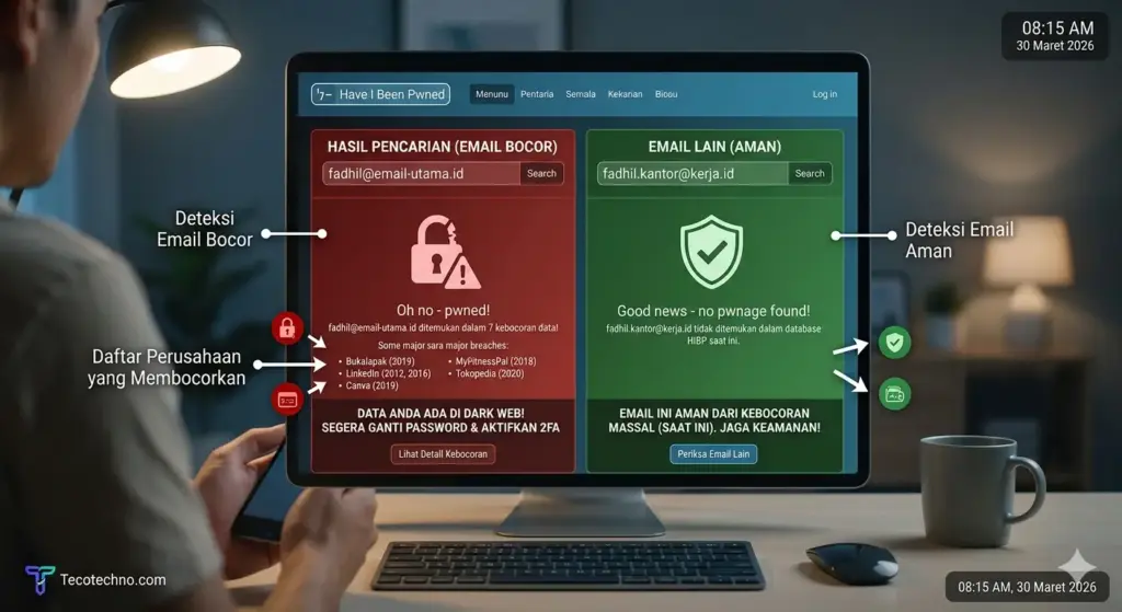 Cara Cek Data Akun Bocor