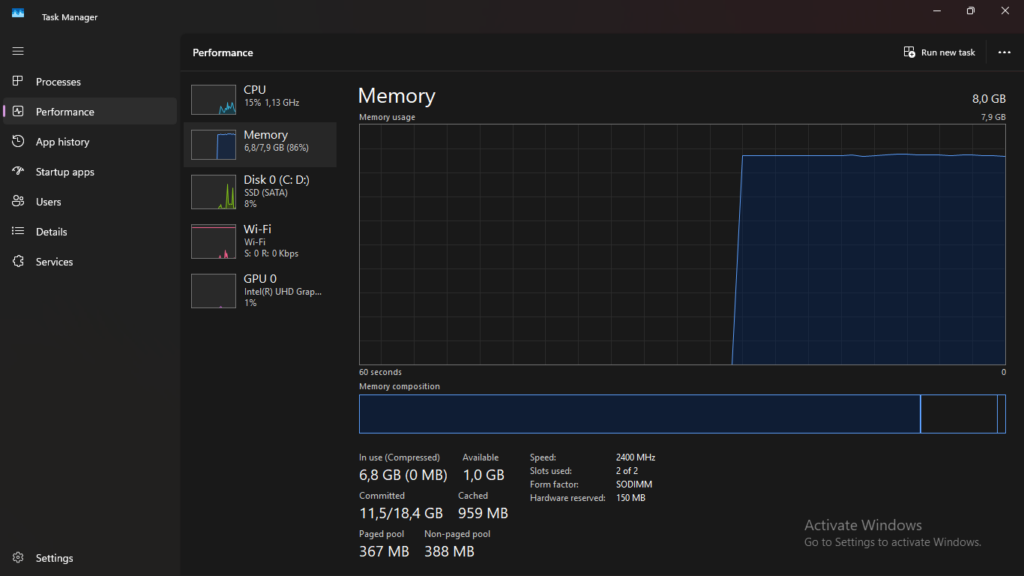 apakah ram 8gb cukup 