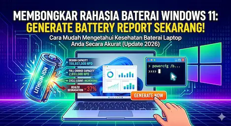 Cara Generate Battery Report