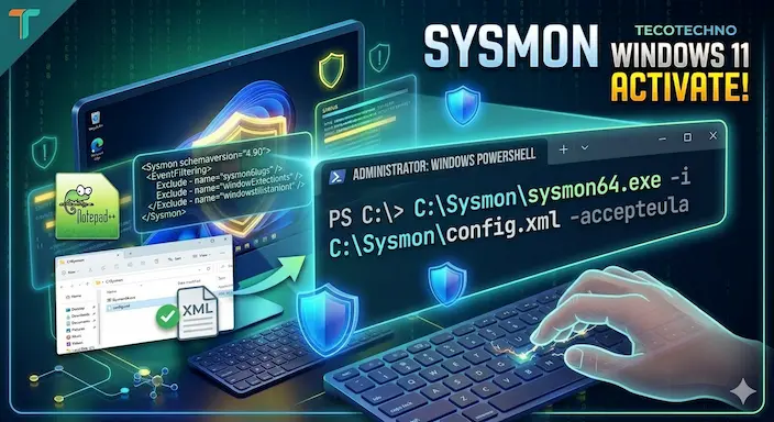 Mengaktifkan Sysmon Windows 11