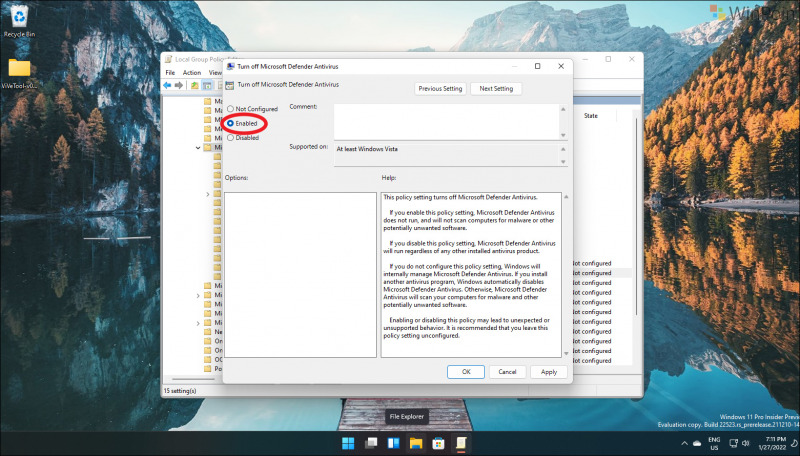 Cara Mematikan Antivirus Windows 11
