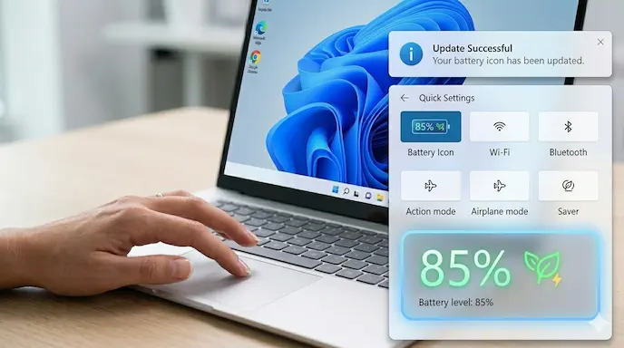 Icon Battery Baru Windows 11