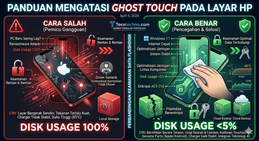 Cara Mengatasi Ghost Touch