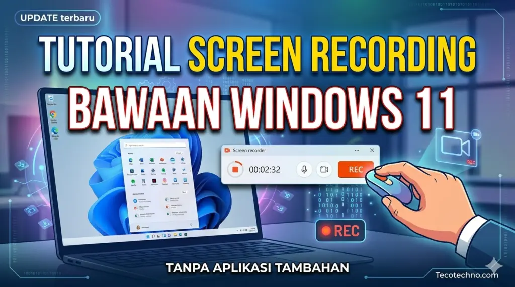Tutorial Screen Recording Bawaan Windows 11