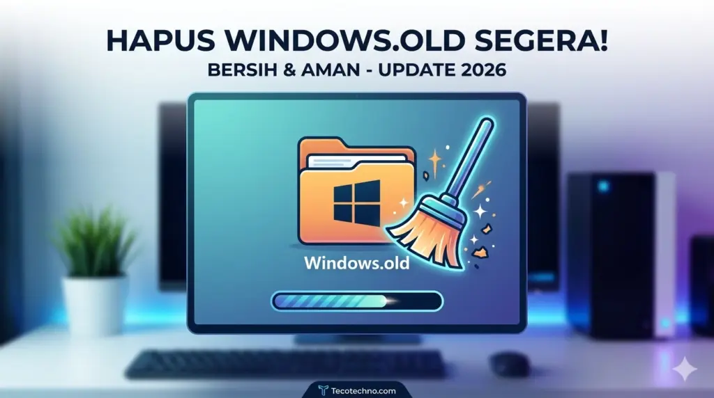 Cara Menghapus File Windows.old