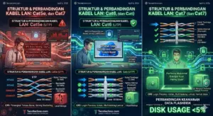 Perbedaan Kabel LAN Cat5e, Cat6, dan Cat7