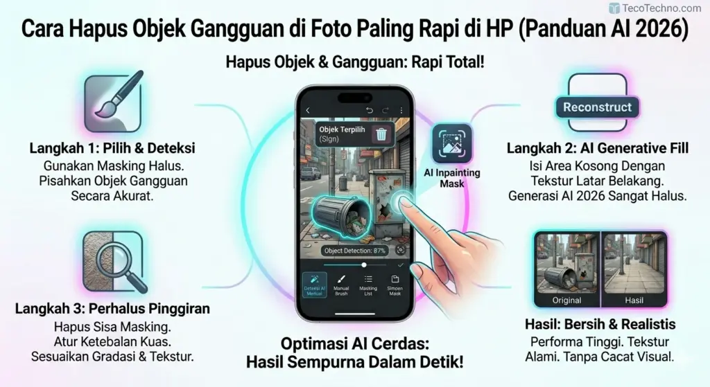 Cara Menggunakan Object Eraser di HP
