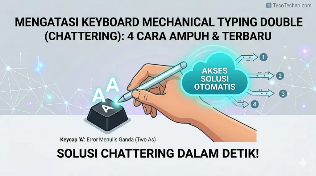 keyboard mechanical typing double