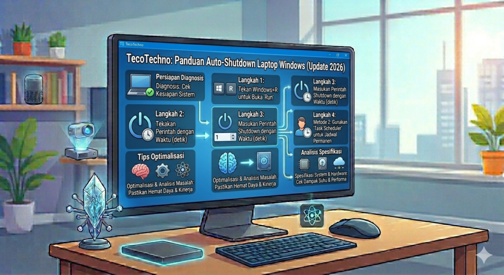 Cara Mengatur Auto-Shutdown Laptop Windows