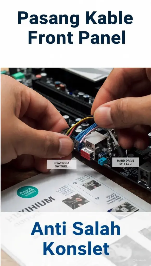 Panduan Memasang Kabel Front Panel Motherboard