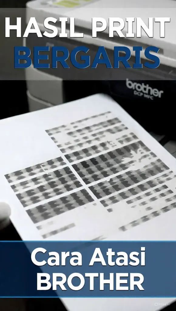 Cara Mengatasi Hasil Print Bergaris Printer Brother
