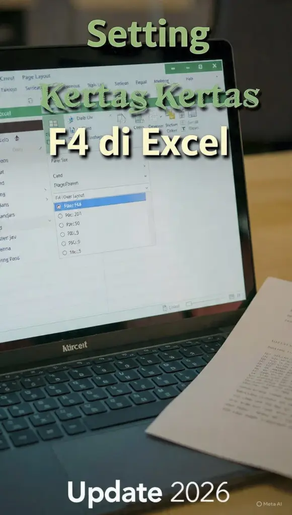 Tutorial Setting Kertas F4/Folio di Excel