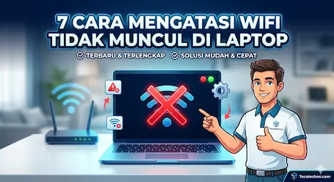 WiFi Tidak Muncul di Laptop