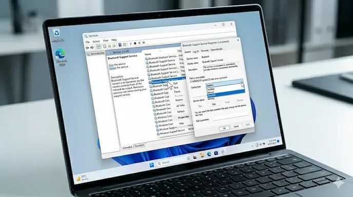 Bluetooth tidak terdeteksi Windows 11