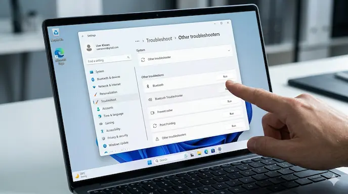 Bluetooth tidak terdeteksi Windows 11