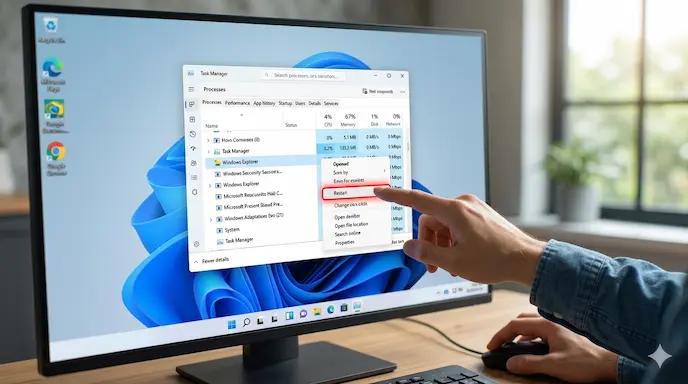 Mengatasi Windows Explorer crash