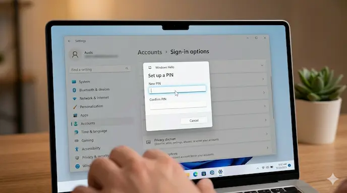 Cara Membuat Password & PIN di Windows 11