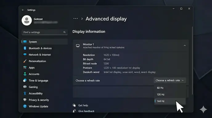 Mengatur Refresh Rate Monitor
