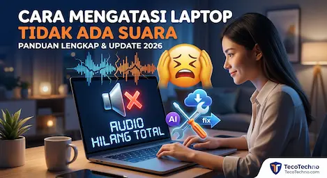 cara mengatasi laptop tidak ada suara