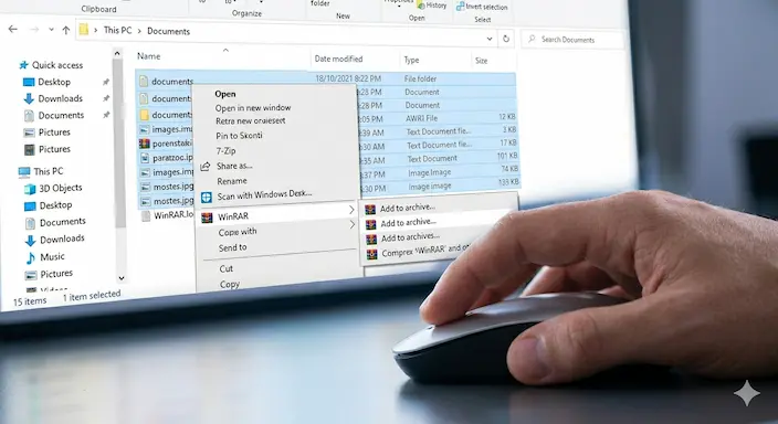 Cara Menggunakan WinRAR