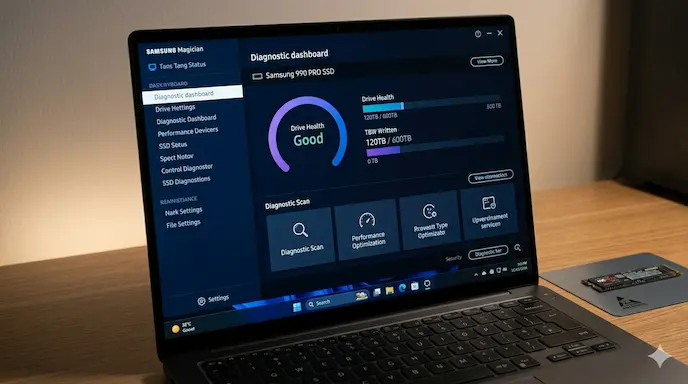Cara Mengecek Umur SSD