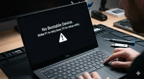 Mengatasi No Bootable Device