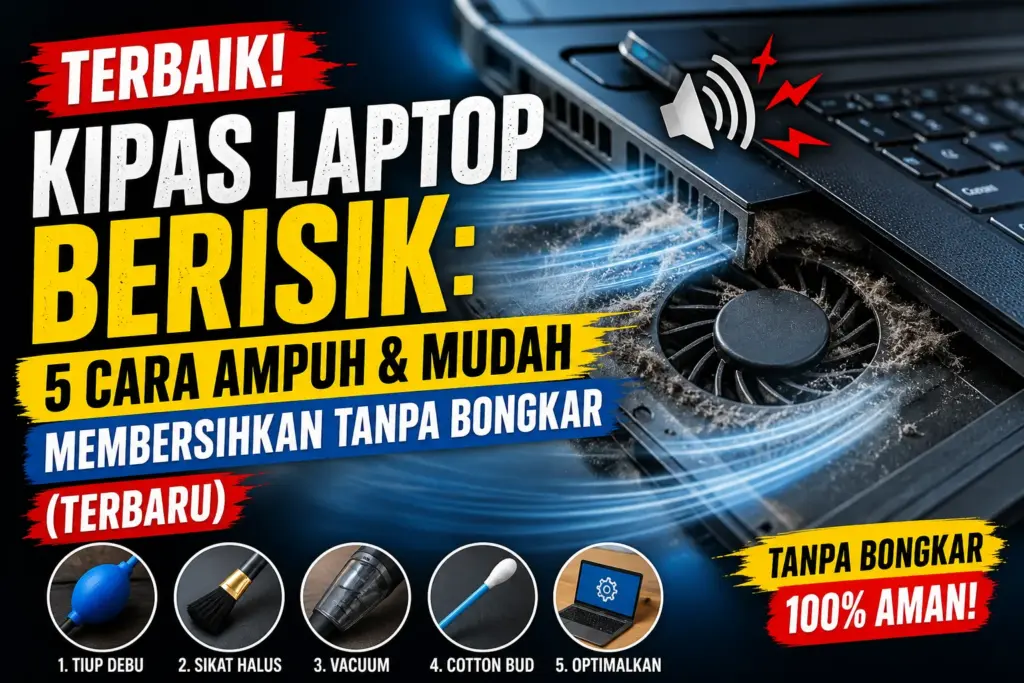 kipas laptop berisik