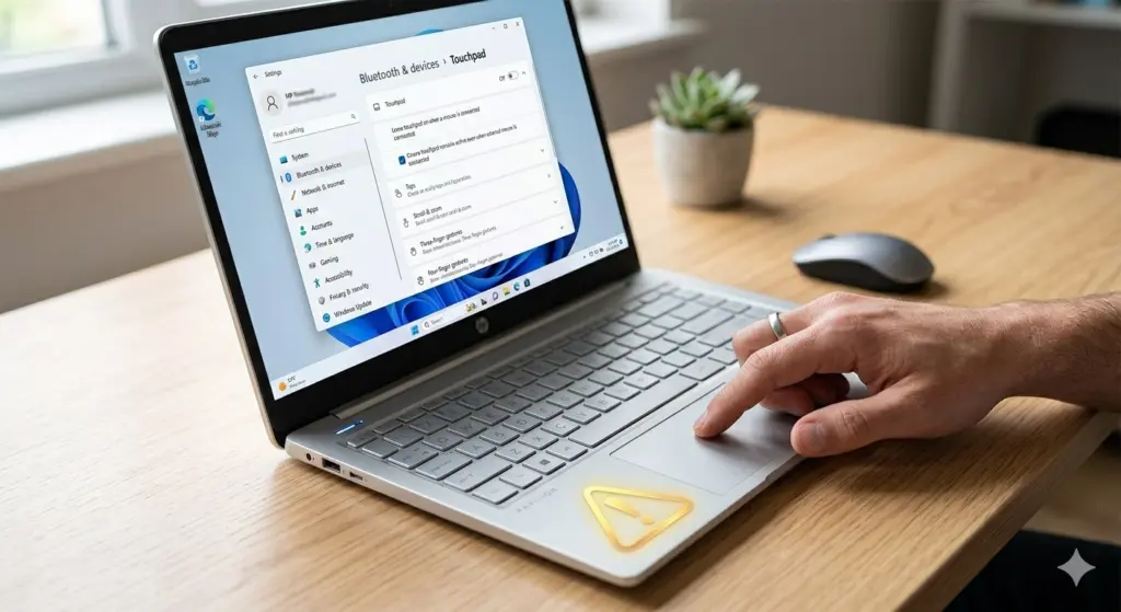 touchpad laptop hp tidak berfungsi