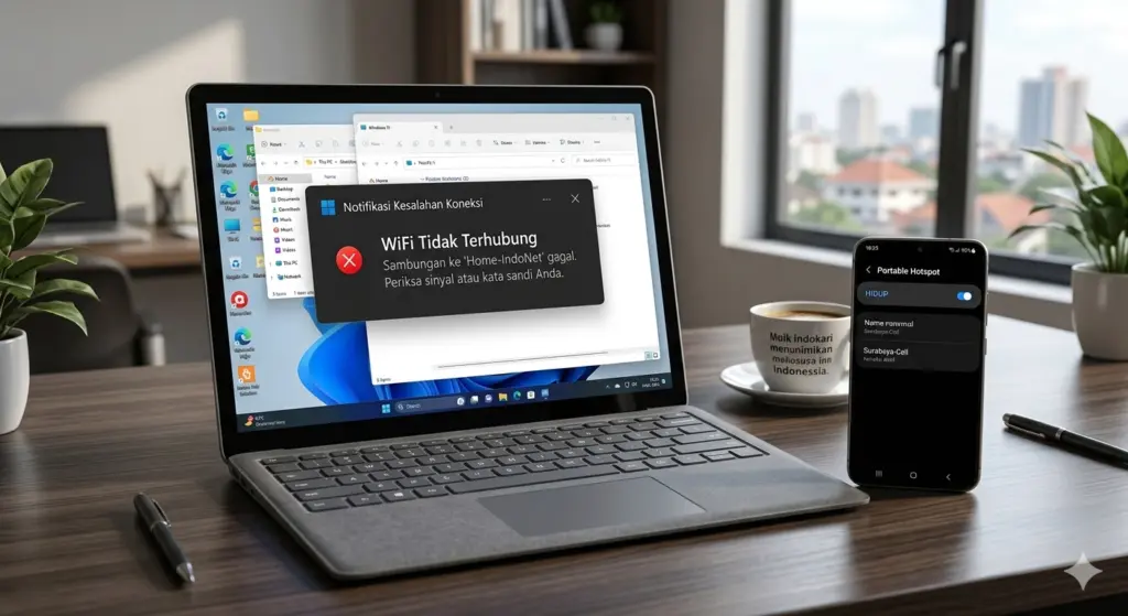 windows 11 tidak bisa hotspot hp