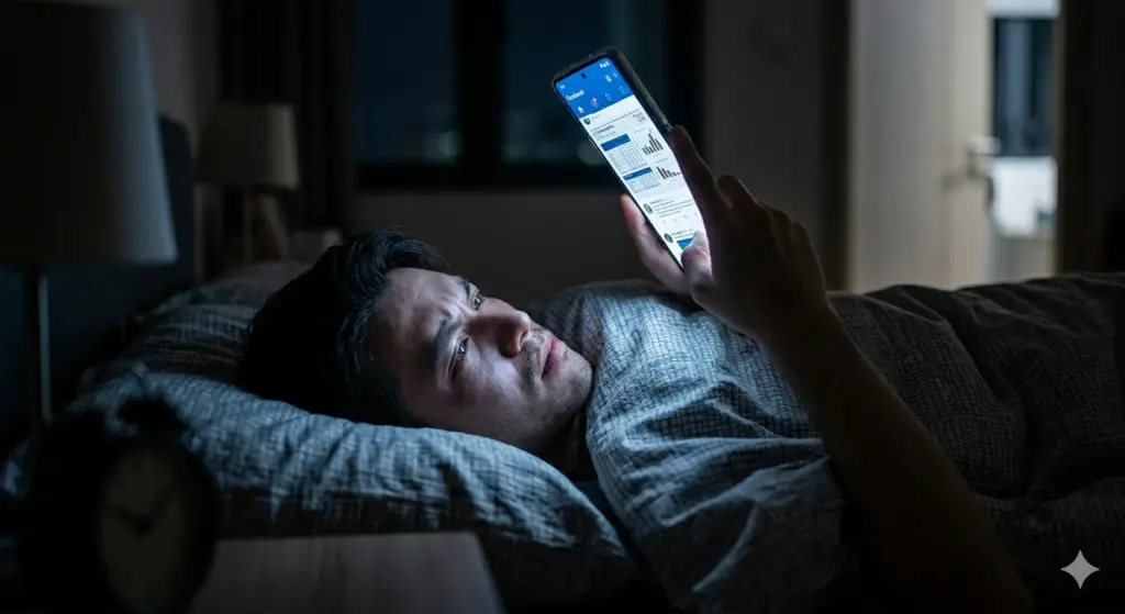 dampak negatif penggunaan gadget sebelum tidur