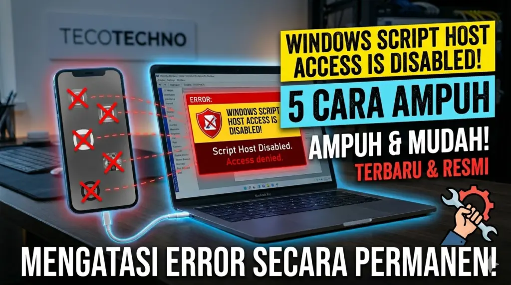 windows script host access is disabled
