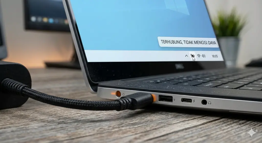 laptop plugged in not charging