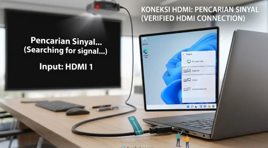 windows 11 tidak bisa terhubung ke proyektor