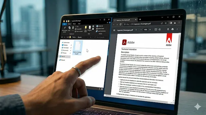 Cara mengatasi file PDF tidak bisa dibuka