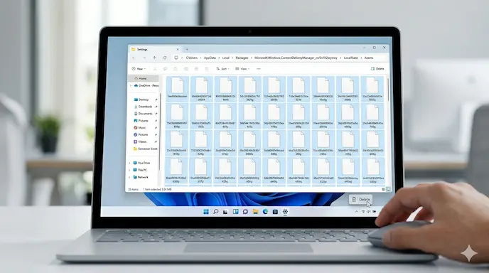Windows Spotlight Tidak Berganti