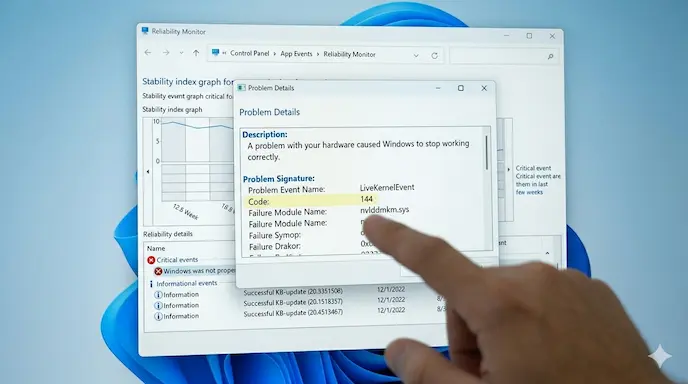 Reliability Monitor Windows