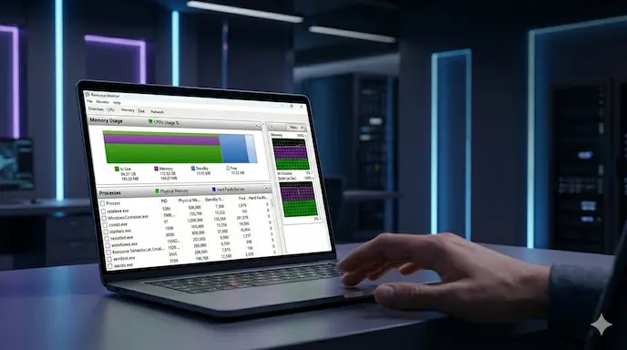 Cara Menggunakan Resource Monitor