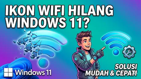 Ikon WiFi Hilang Windows 11