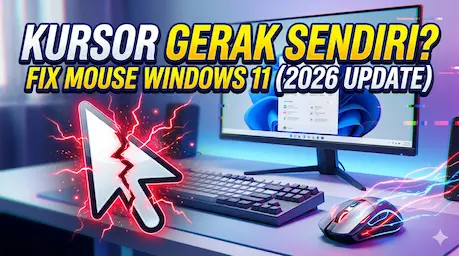 Kursor Mouse Bergerak Sendiri
