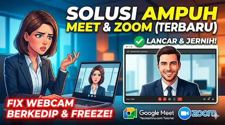 Mengatasi webcam berkedip