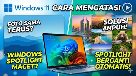 Windows Spotlight Tidak Berganti