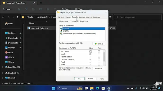Windows cannot access the specified device