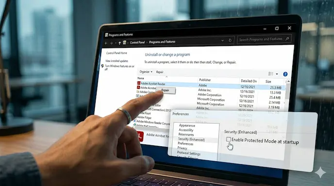 Cara mengatasi file PDF tidak bisa dibuka