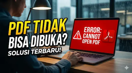 Cara mengatasi file PDF tidak bisa dibuka