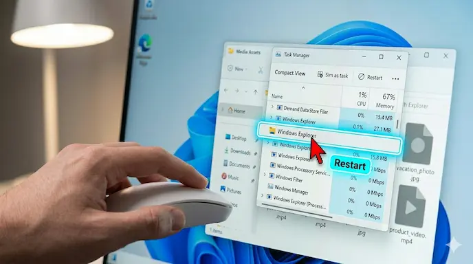 Thumbnail Windows 11 tidak muncul
