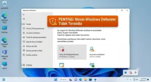 Windows Defender Engine Unavailable? Cara Ampuh Mengatasi Error dan Memulihkan Fitur Scan 1 Gemini Generated Image 31hnzo31hnzo31hn